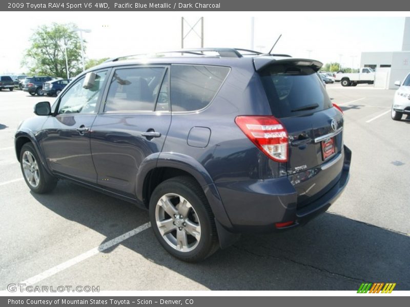 Pacific Blue Metallic / Dark Charcoal 2009 Toyota RAV4 Sport V6 4WD