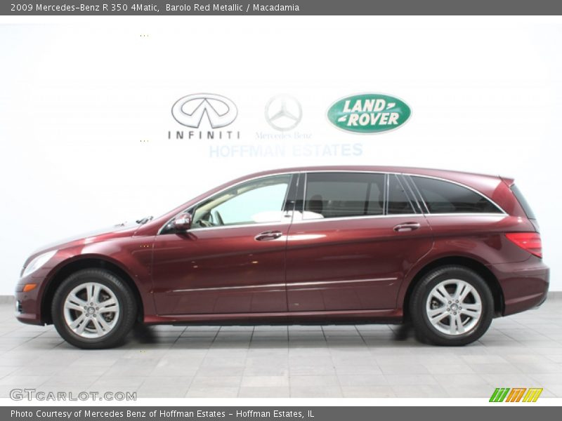Barolo Red Metallic / Macadamia 2009 Mercedes-Benz R 350 4Matic