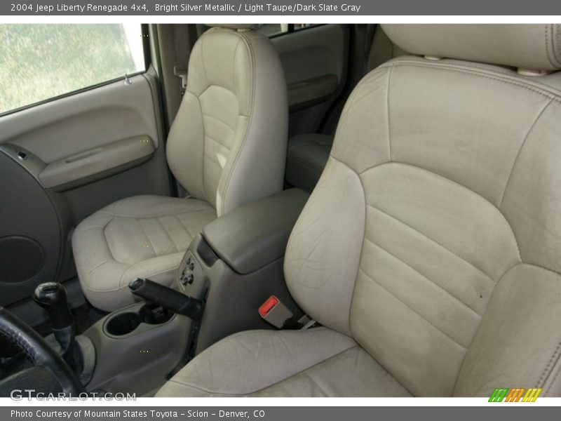 Bright Silver Metallic / Light Taupe/Dark Slate Gray 2004 Jeep Liberty Renegade 4x4