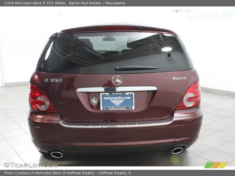 Barolo Red Metallic / Macadamia 2009 Mercedes-Benz R 350 4Matic
