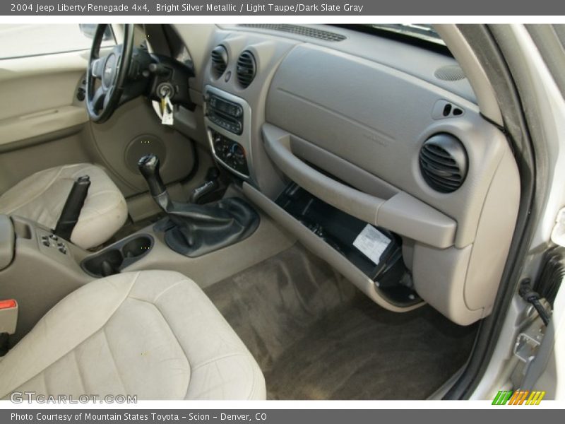 Bright Silver Metallic / Light Taupe/Dark Slate Gray 2004 Jeep Liberty Renegade 4x4