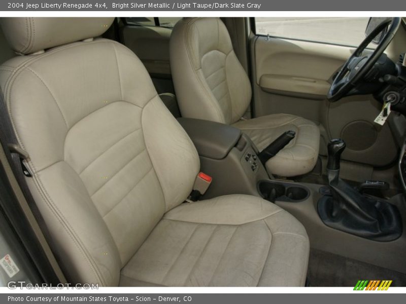 Bright Silver Metallic / Light Taupe/Dark Slate Gray 2004 Jeep Liberty Renegade 4x4