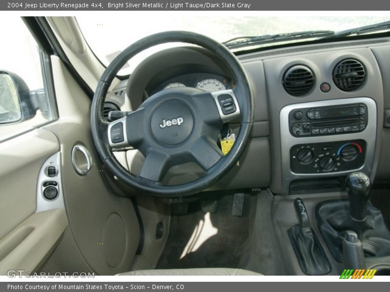 Bright Silver Metallic / Light Taupe/Dark Slate Gray 2004 Jeep Liberty Renegade 4x4