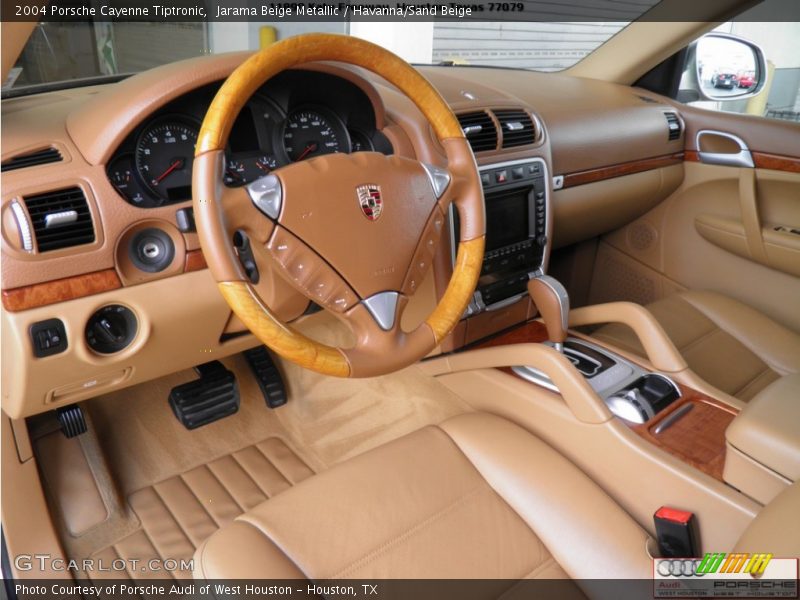 Jarama Beige Metallic / Havanna/Sand Beige 2004 Porsche Cayenne Tiptronic