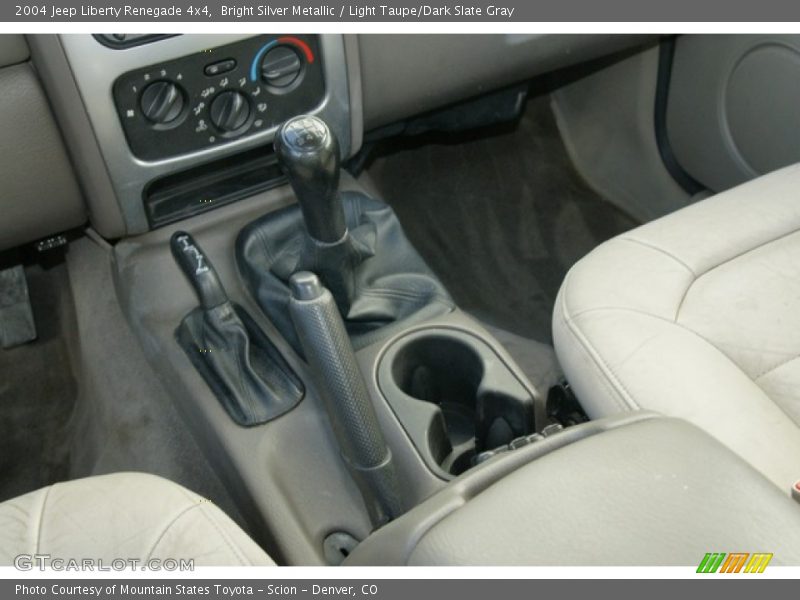 Bright Silver Metallic / Light Taupe/Dark Slate Gray 2004 Jeep Liberty Renegade 4x4