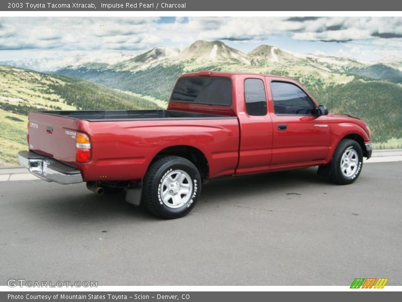 Impulse Red Pearl / Charcoal 2003 Toyota Tacoma Xtracab