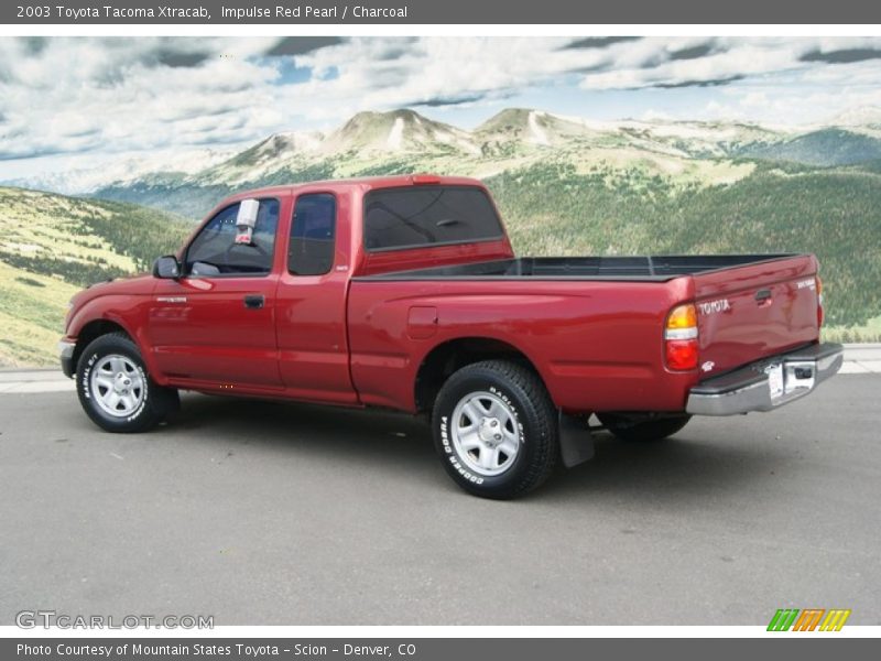 Impulse Red Pearl / Charcoal 2003 Toyota Tacoma Xtracab