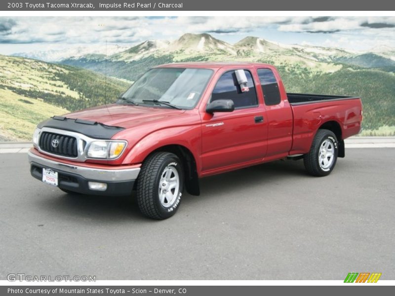 Impulse Red Pearl / Charcoal 2003 Toyota Tacoma Xtracab