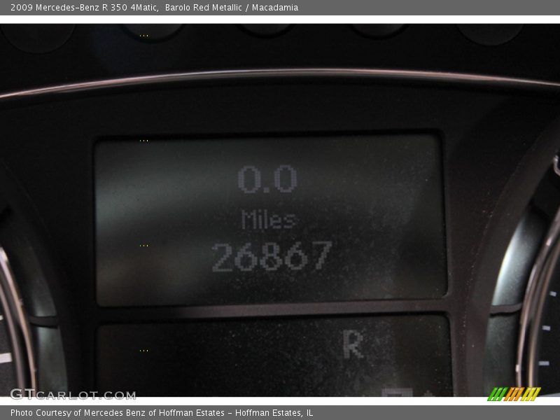 Barolo Red Metallic / Macadamia 2009 Mercedes-Benz R 350 4Matic