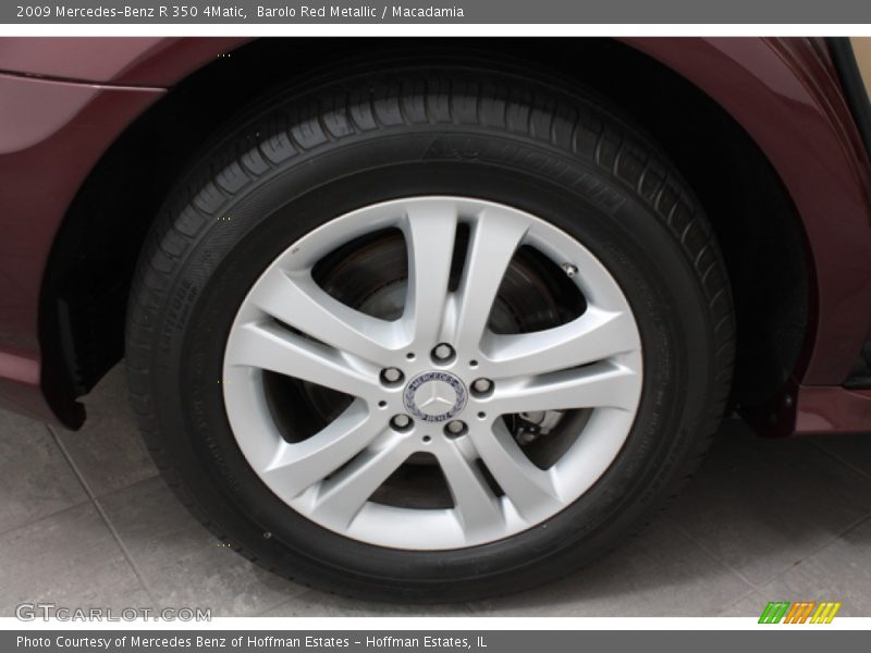 Barolo Red Metallic / Macadamia 2009 Mercedes-Benz R 350 4Matic