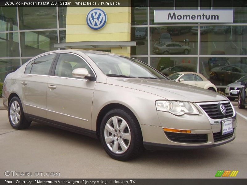 Wheat Beige / Pure Beige 2006 Volkswagen Passat 2.0T Sedan