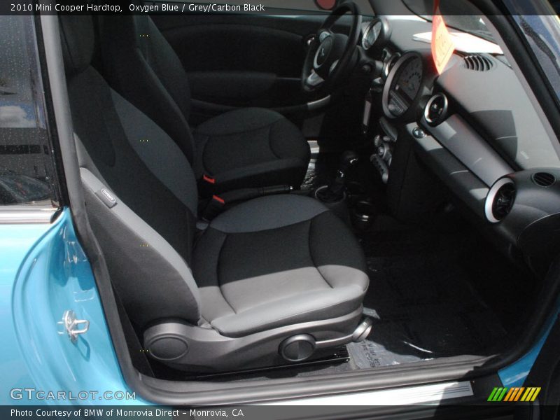 Oxygen Blue / Grey/Carbon Black 2010 Mini Cooper Hardtop