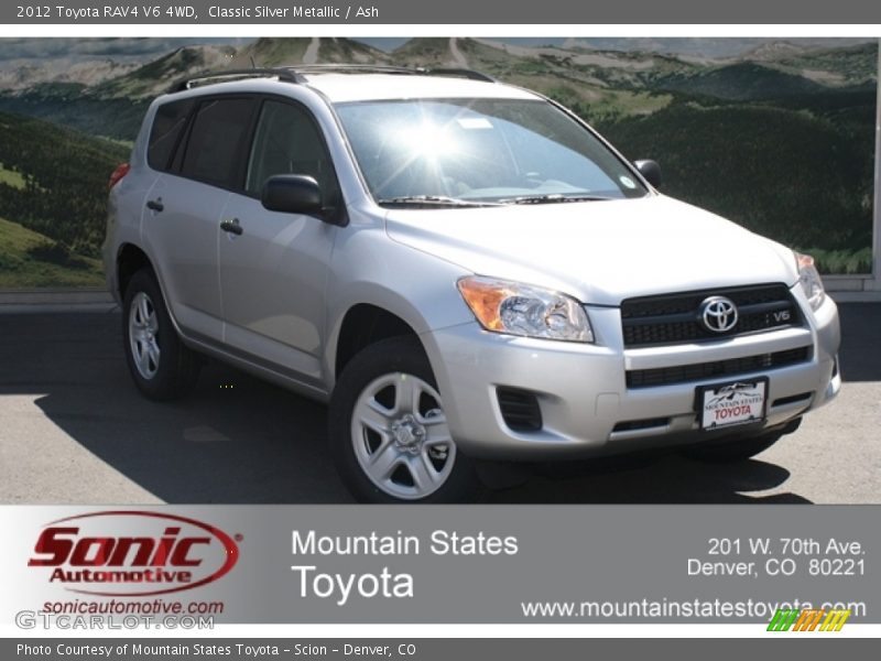 Classic Silver Metallic / Ash 2012 Toyota RAV4 V6 4WD
