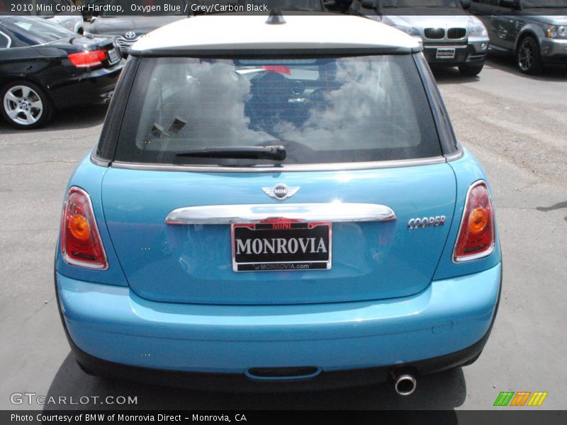 Oxygen Blue / Grey/Carbon Black 2010 Mini Cooper Hardtop