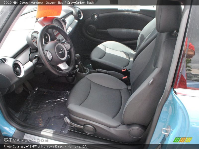 Oxygen Blue / Grey/Carbon Black 2010 Mini Cooper Hardtop