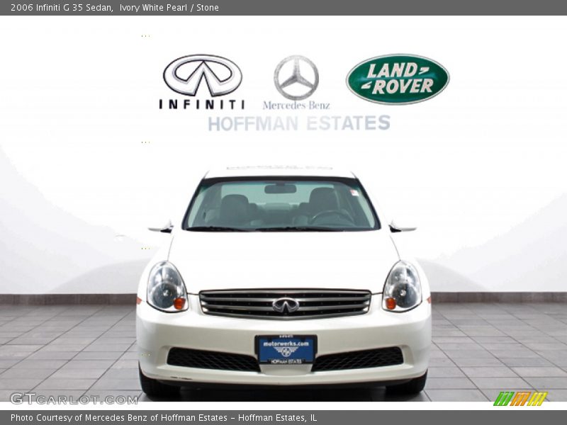 Ivory White Pearl / Stone 2006 Infiniti G 35 Sedan