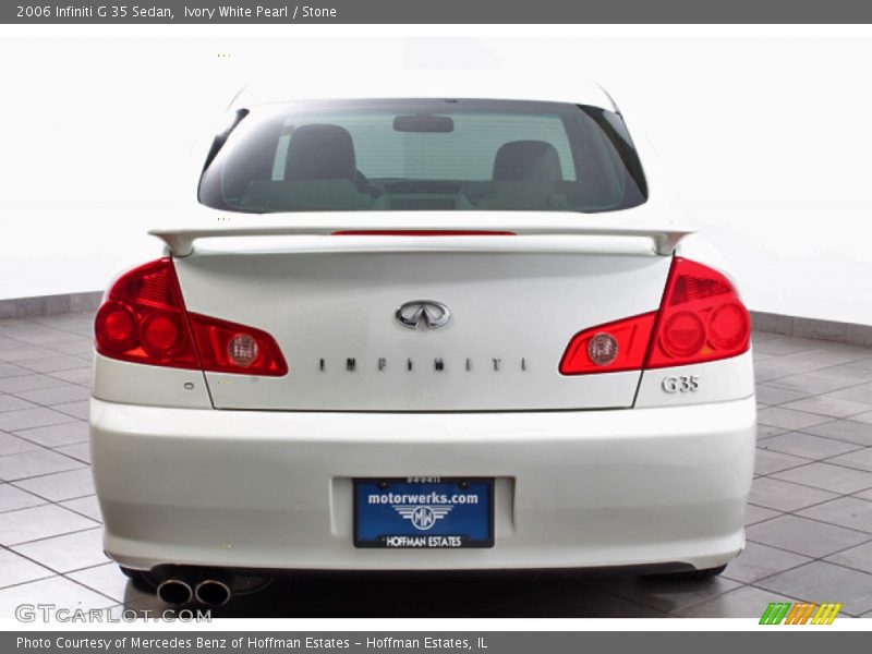 Ivory White Pearl / Stone 2006 Infiniti G 35 Sedan
