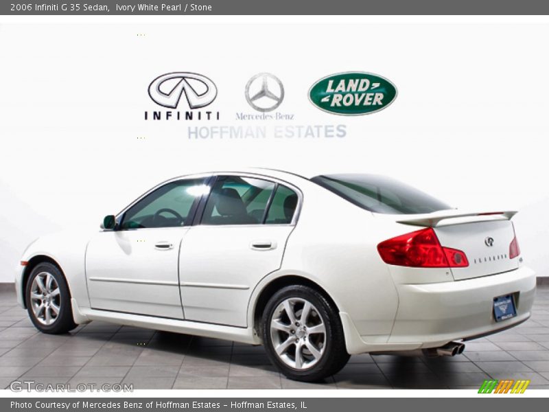 Ivory White Pearl / Stone 2006 Infiniti G 35 Sedan