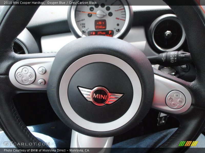 Oxygen Blue / Grey/Carbon Black 2010 Mini Cooper Hardtop