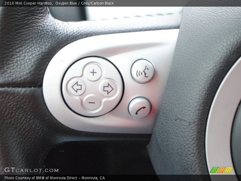 Oxygen Blue / Grey/Carbon Black 2010 Mini Cooper Hardtop