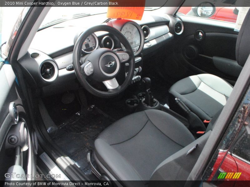 Oxygen Blue / Grey/Carbon Black 2010 Mini Cooper Hardtop