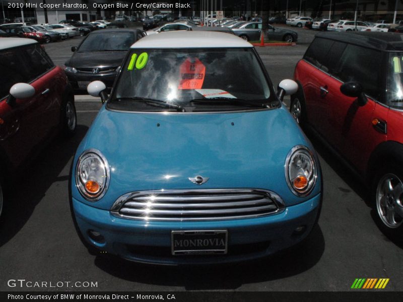 Oxygen Blue / Grey/Carbon Black 2010 Mini Cooper Hardtop