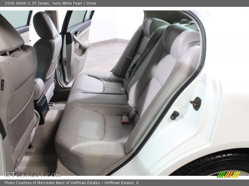 Rear Seat of 2006 G 35 Sedan