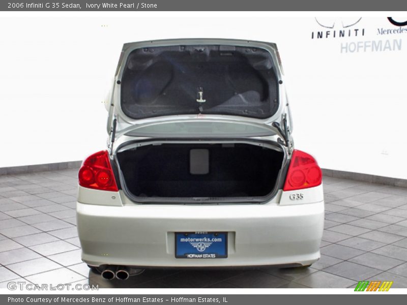 Ivory White Pearl / Stone 2006 Infiniti G 35 Sedan