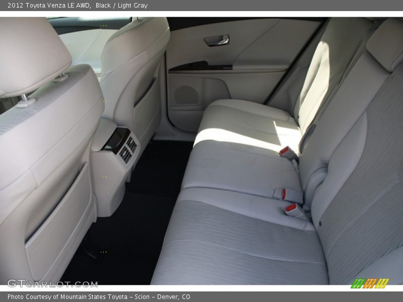Black / Light Gray 2012 Toyota Venza LE AWD