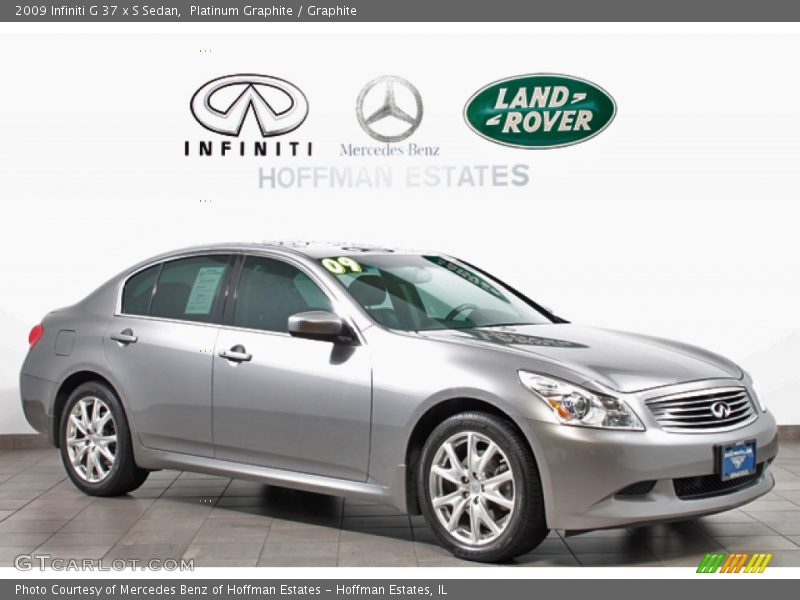 Platinum Graphite / Graphite 2009 Infiniti G 37 x S Sedan