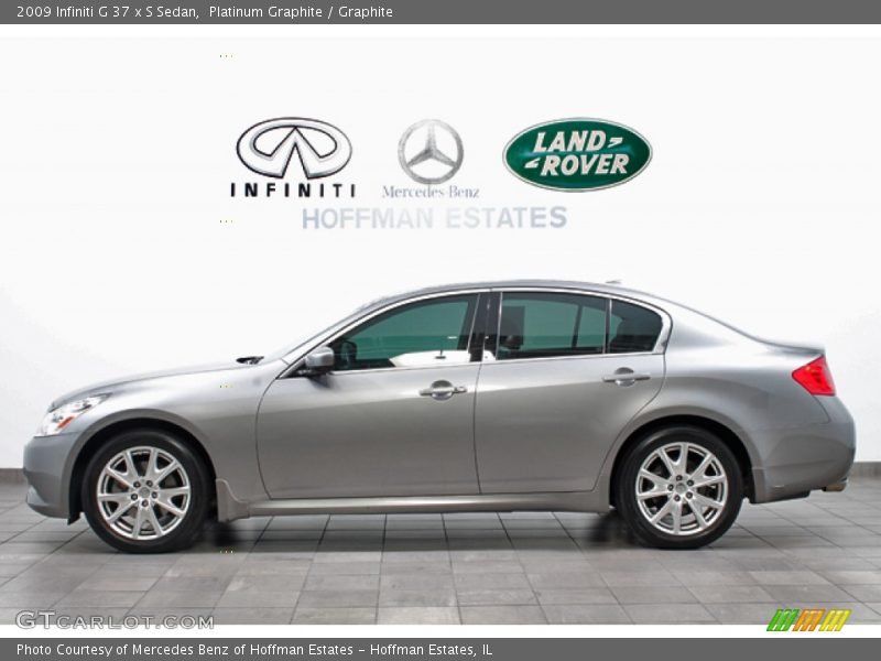 Platinum Graphite / Graphite 2009 Infiniti G 37 x S Sedan
