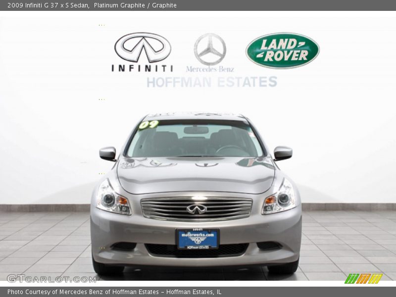 Platinum Graphite / Graphite 2009 Infiniti G 37 x S Sedan