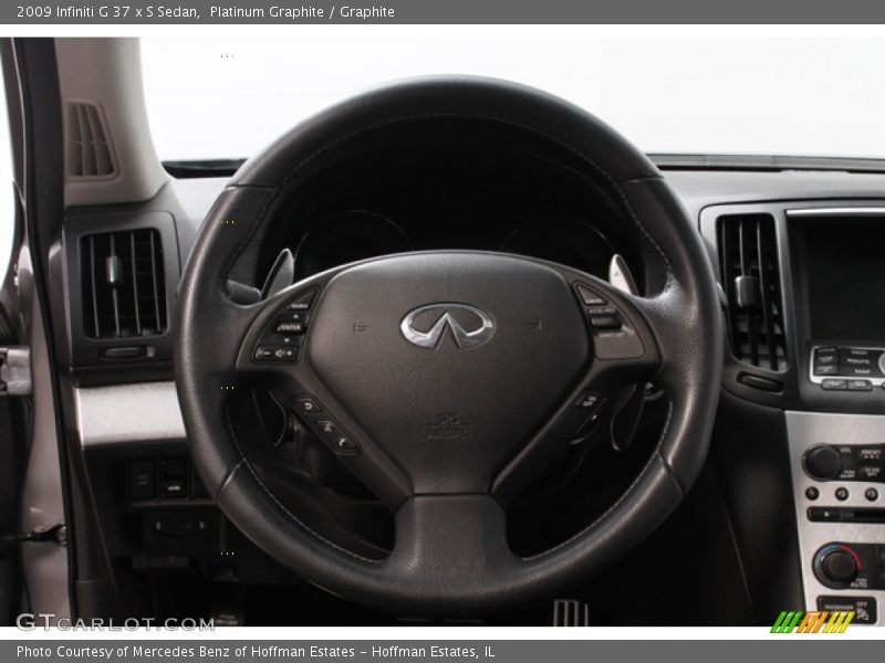 Platinum Graphite / Graphite 2009 Infiniti G 37 x S Sedan