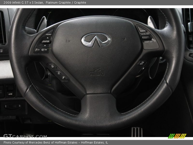 Platinum Graphite / Graphite 2009 Infiniti G 37 x S Sedan