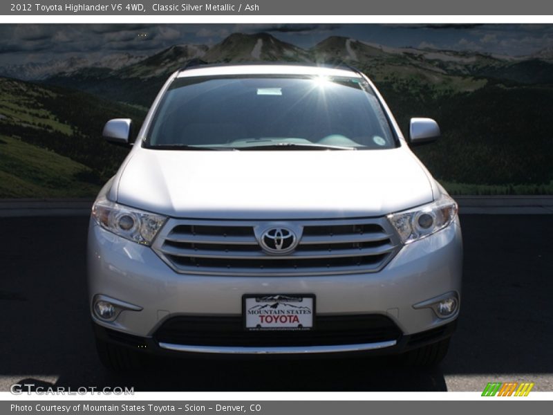 Classic Silver Metallic / Ash 2012 Toyota Highlander V6 4WD
