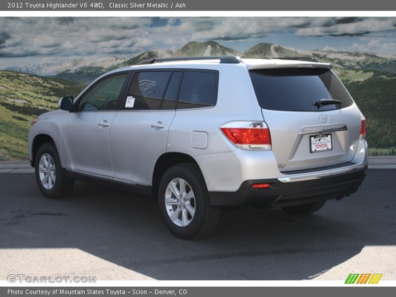 Classic Silver Metallic / Ash 2012 Toyota Highlander V6 4WD