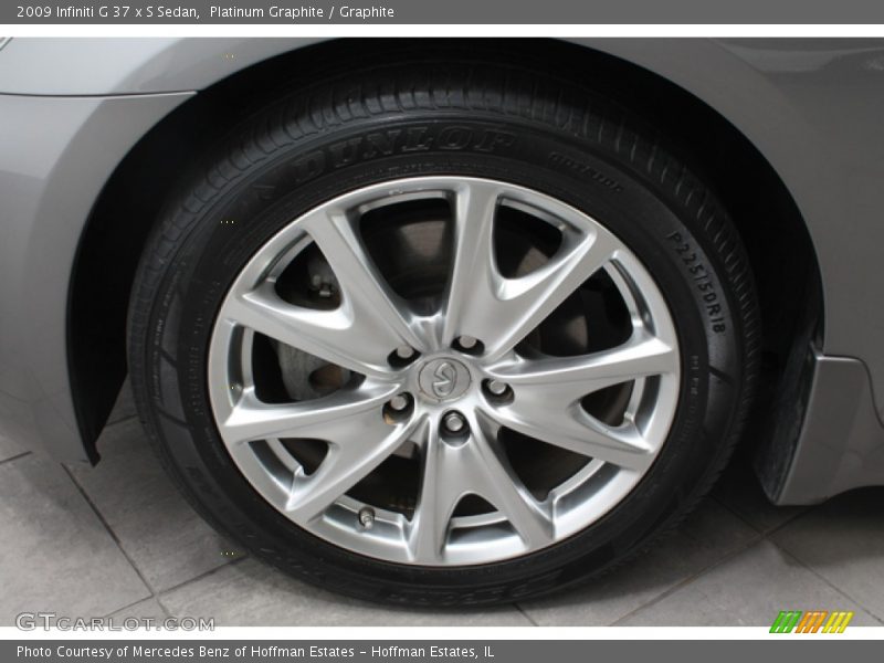 Platinum Graphite / Graphite 2009 Infiniti G 37 x S Sedan