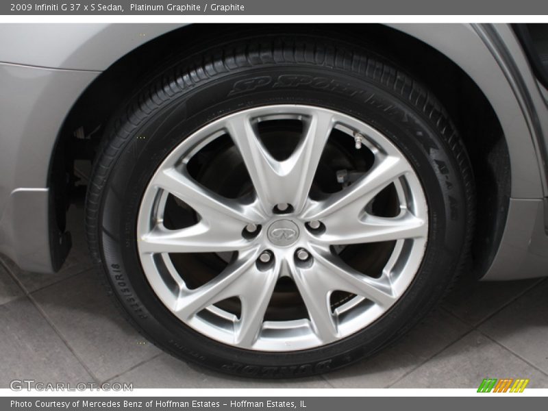 Platinum Graphite / Graphite 2009 Infiniti G 37 x S Sedan