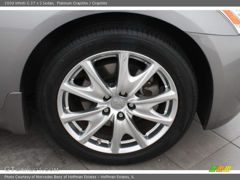 Platinum Graphite / Graphite 2009 Infiniti G 37 x S Sedan