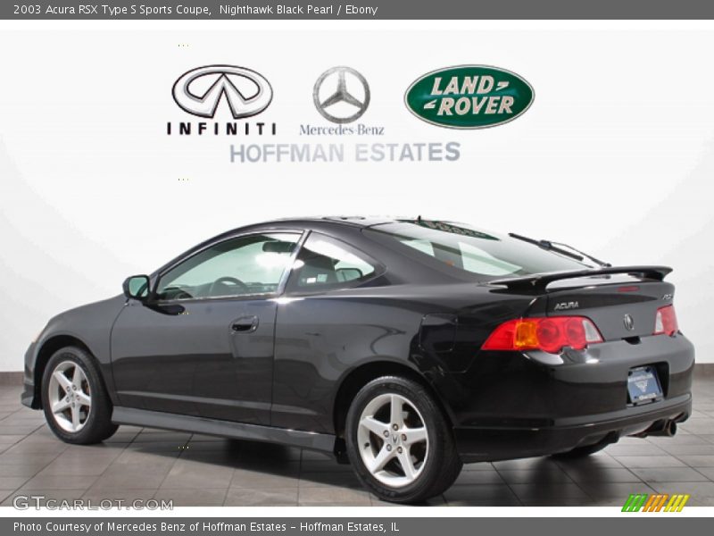 Nighthawk Black Pearl / Ebony 2003 Acura RSX Type S Sports Coupe