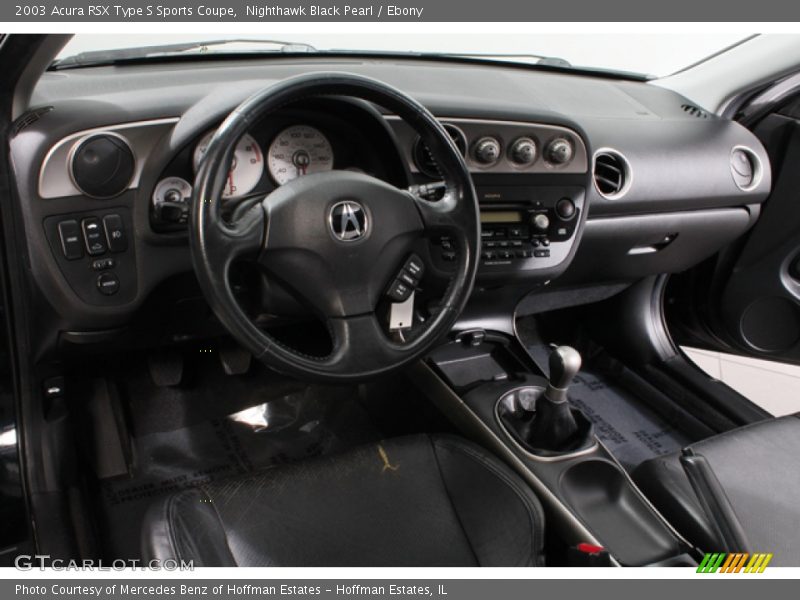 Nighthawk Black Pearl / Ebony 2003 Acura RSX Type S Sports Coupe
