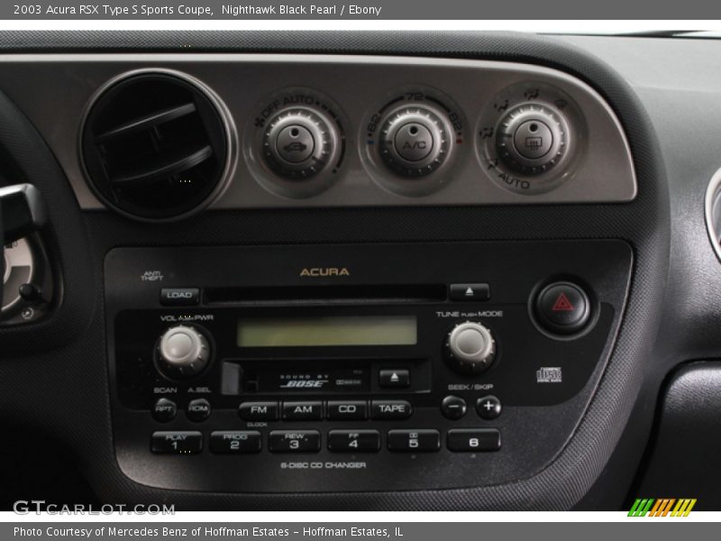 Nighthawk Black Pearl / Ebony 2003 Acura RSX Type S Sports Coupe