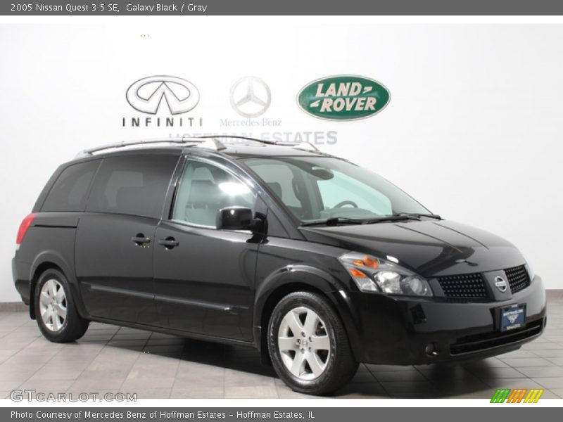 Galaxy Black / Gray 2005 Nissan Quest 3.5 SE