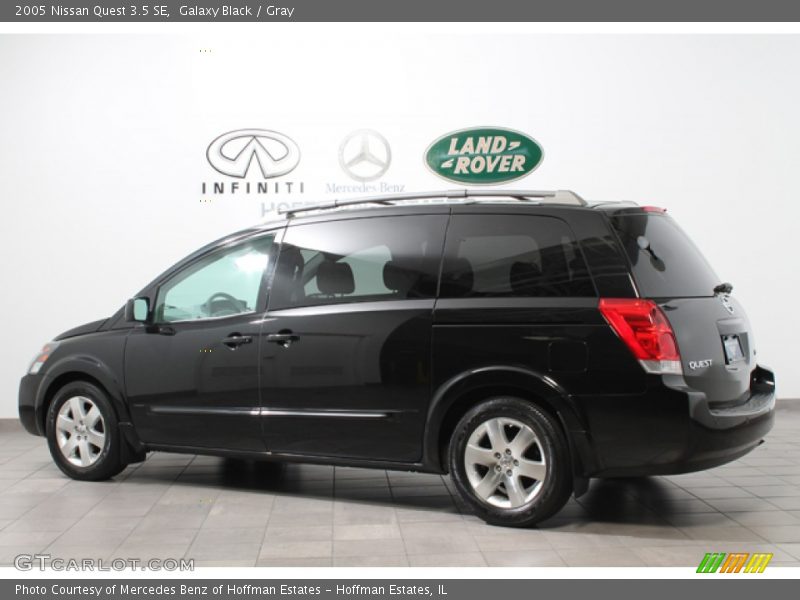 Galaxy Black / Gray 2005 Nissan Quest 3.5 SE