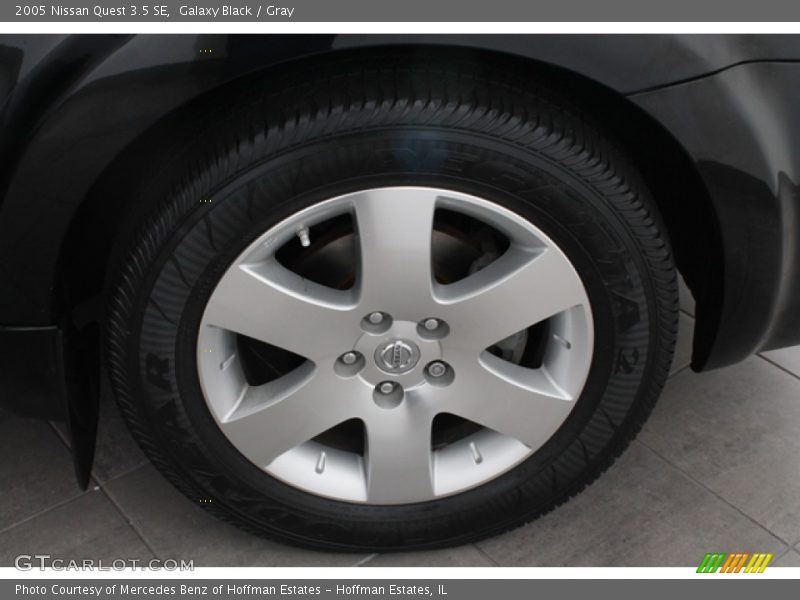 Galaxy Black / Gray 2005 Nissan Quest 3.5 SE