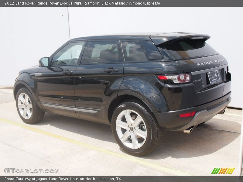 Santorini Black Metallic / Almond/Espresso 2012 Land Rover Range Rover Evoque Pure