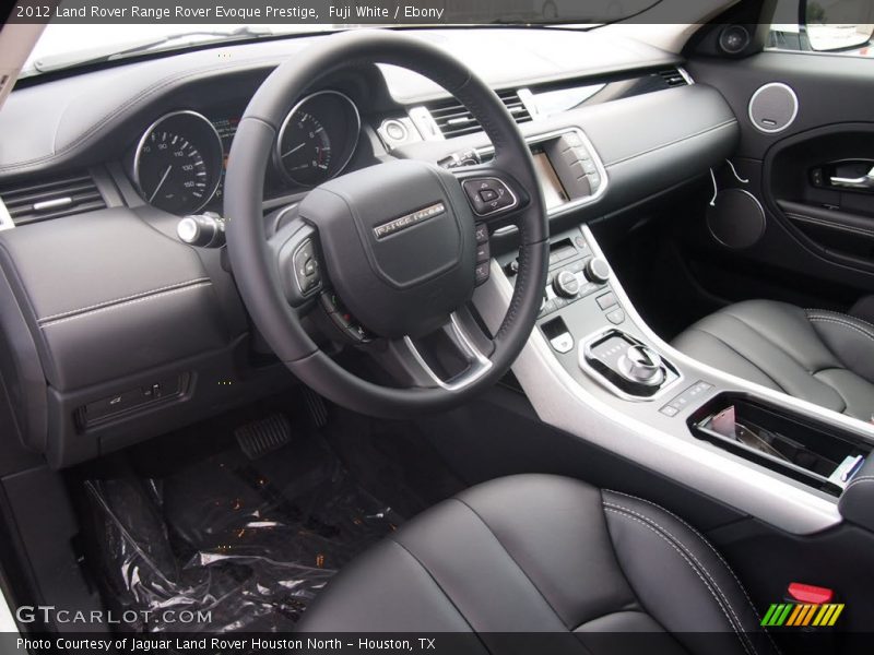 Ebony Interior - 2012 Range Rover Evoque Prestige 