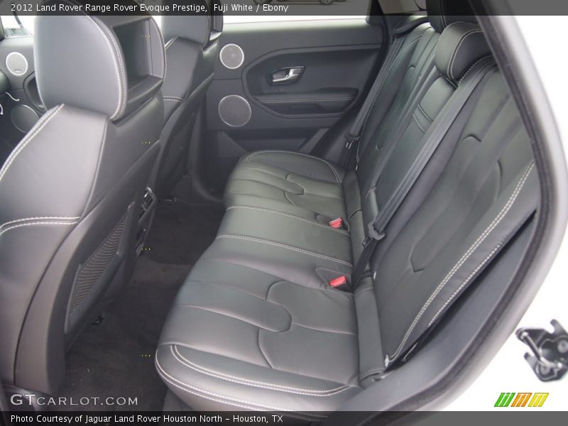 Rear Seat of 2012 Range Rover Evoque Prestige