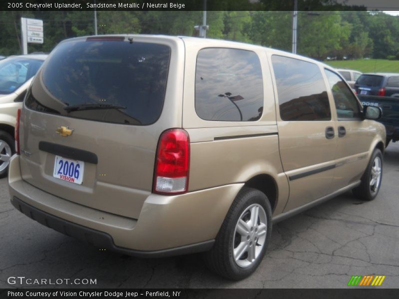 Sandstone Metallic / Neutral Beige 2005 Chevrolet Uplander
