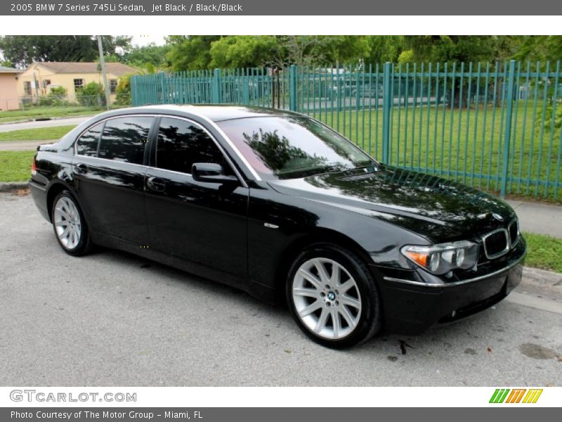 Jet Black / Black/Black 2005 BMW 7 Series 745Li Sedan